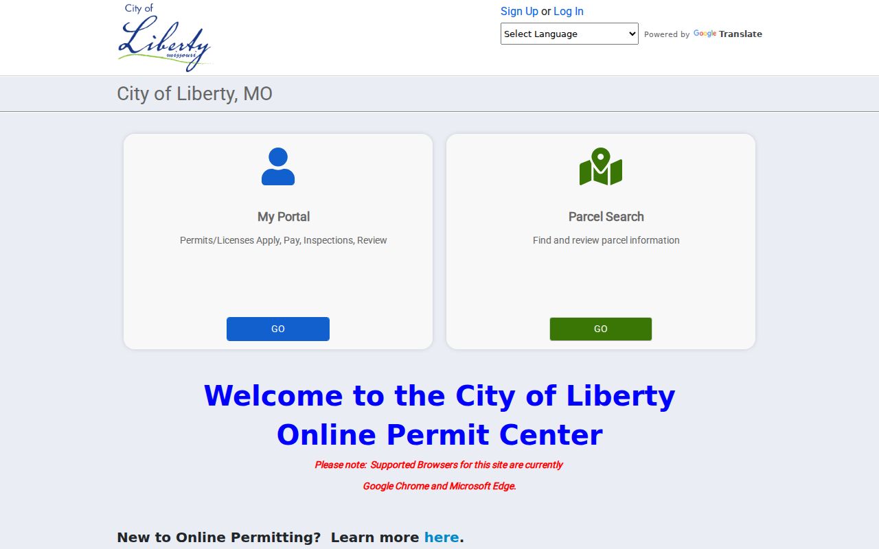 Clay County street directory Liberty SmartGov parcel search